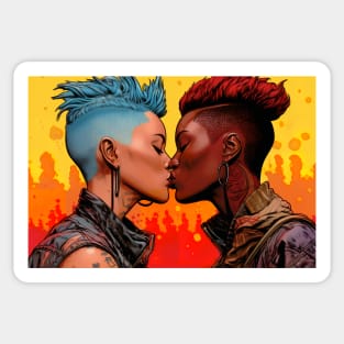 Love is Love - Punk Rock Chicks Sticker